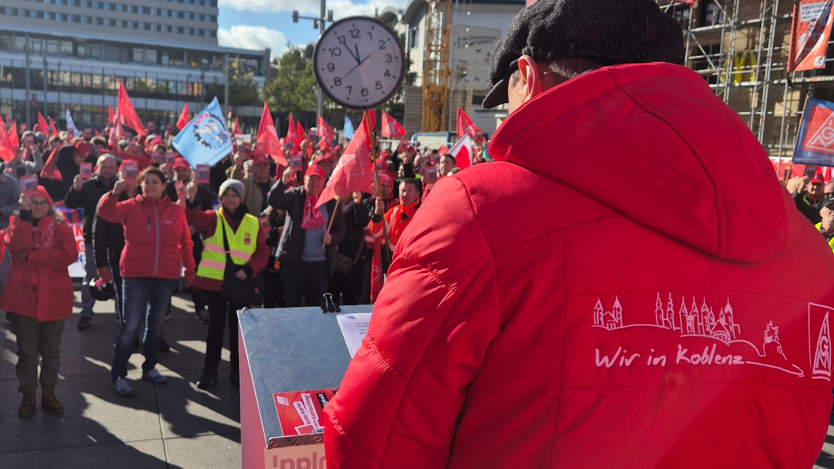 DGB Demo gegen den Sozialabbau