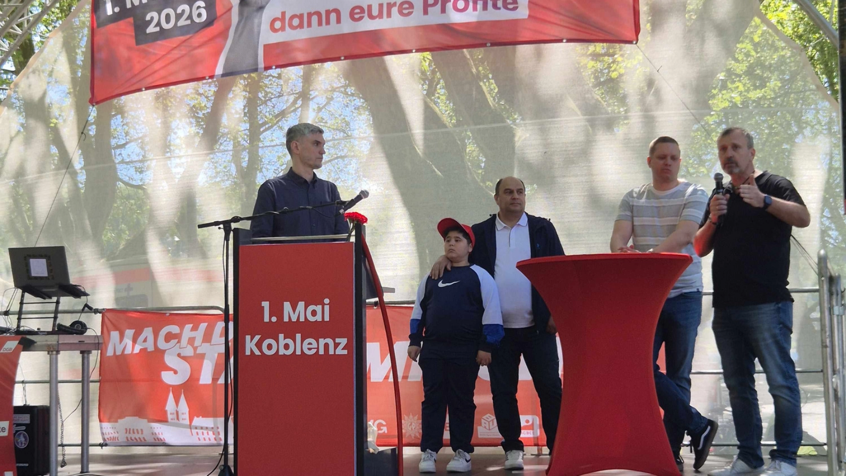 Der Tag de Arbeit in Koblenz