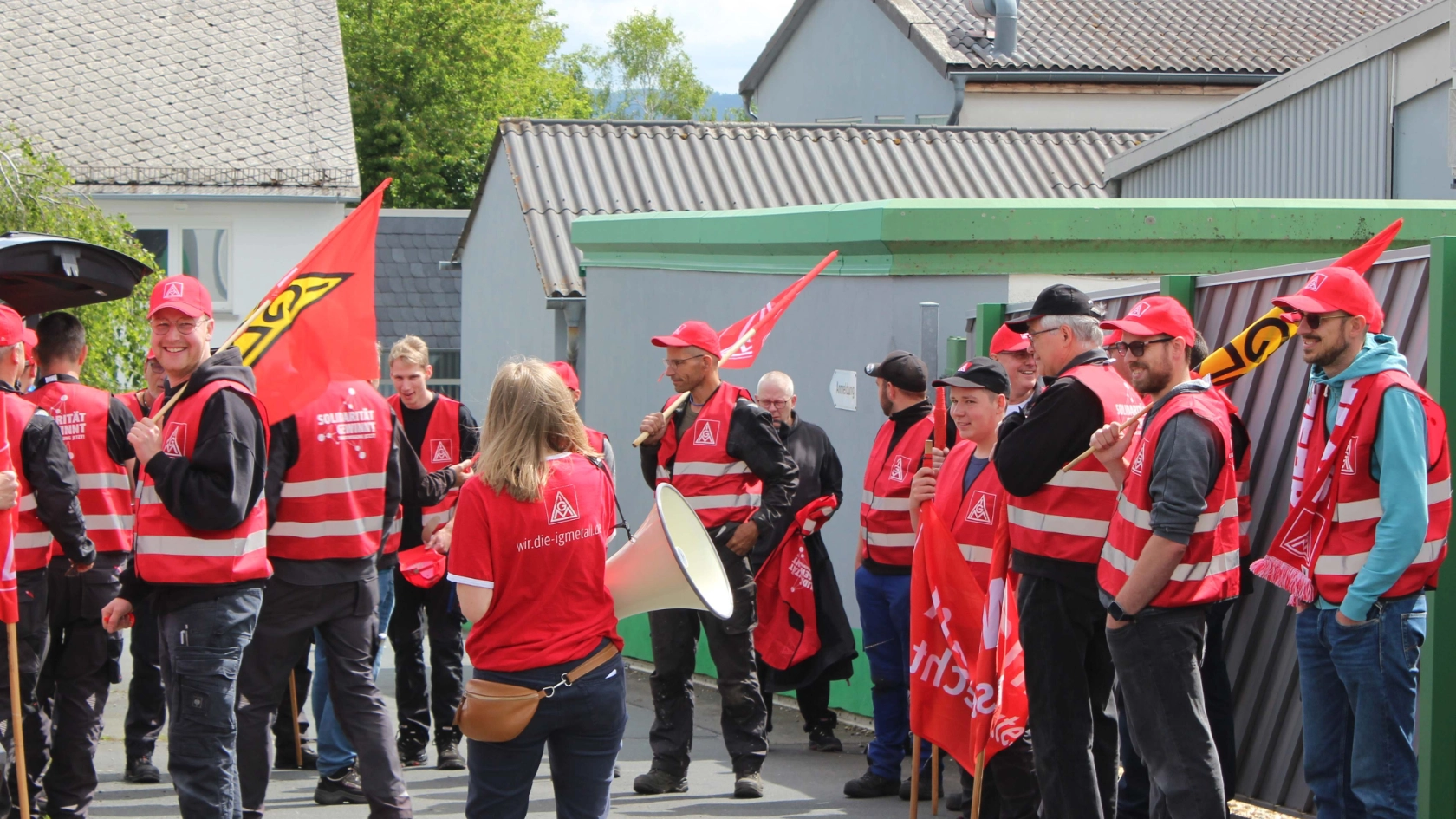 Zweiter Warnstreik bei Erlenbach im Rhein-Lahn-Kreis