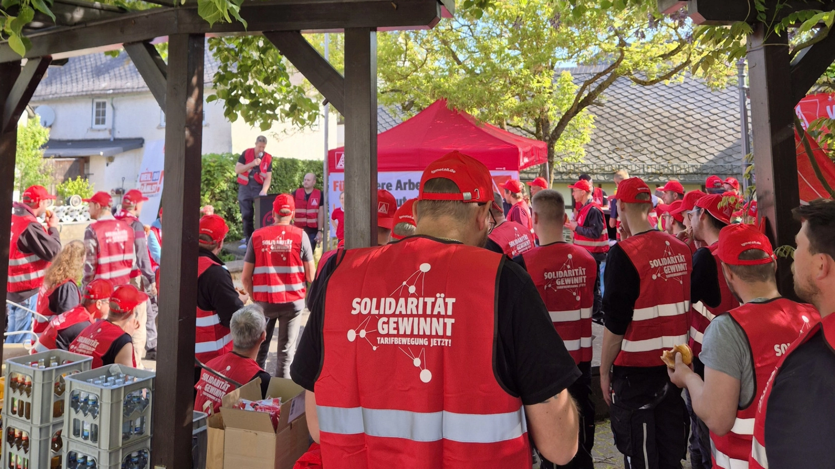 Warnstreik bei Erlenbach