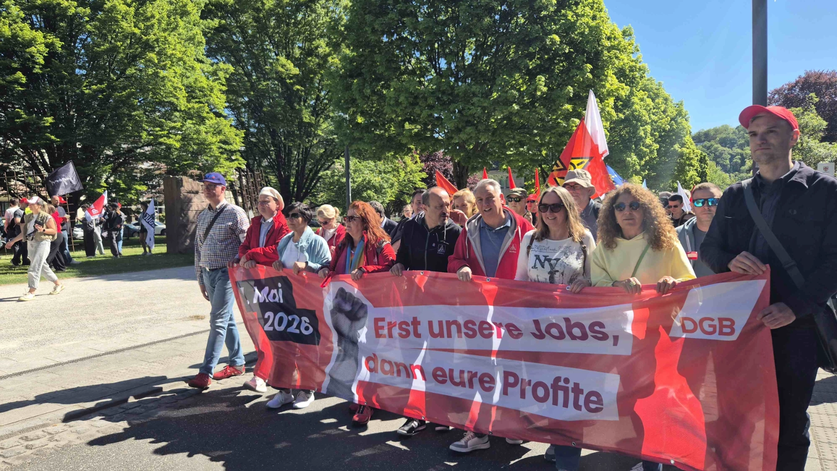 Der Tag de Arbeit in Koblenz