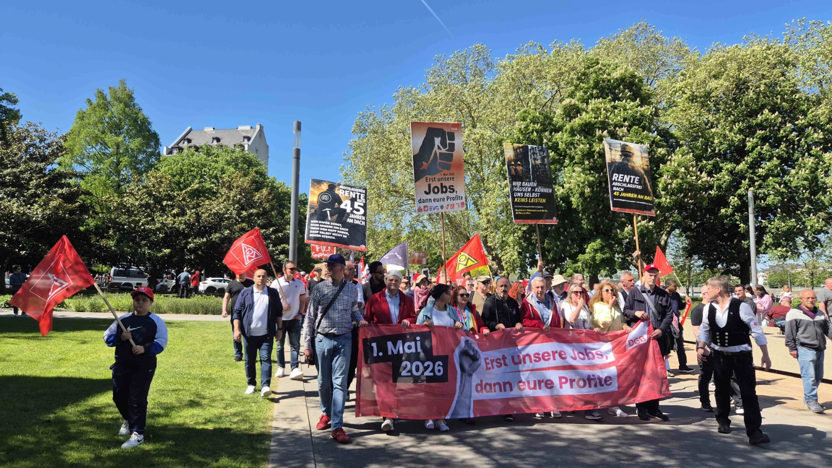 Der Tag de Arbeit in Koblenz