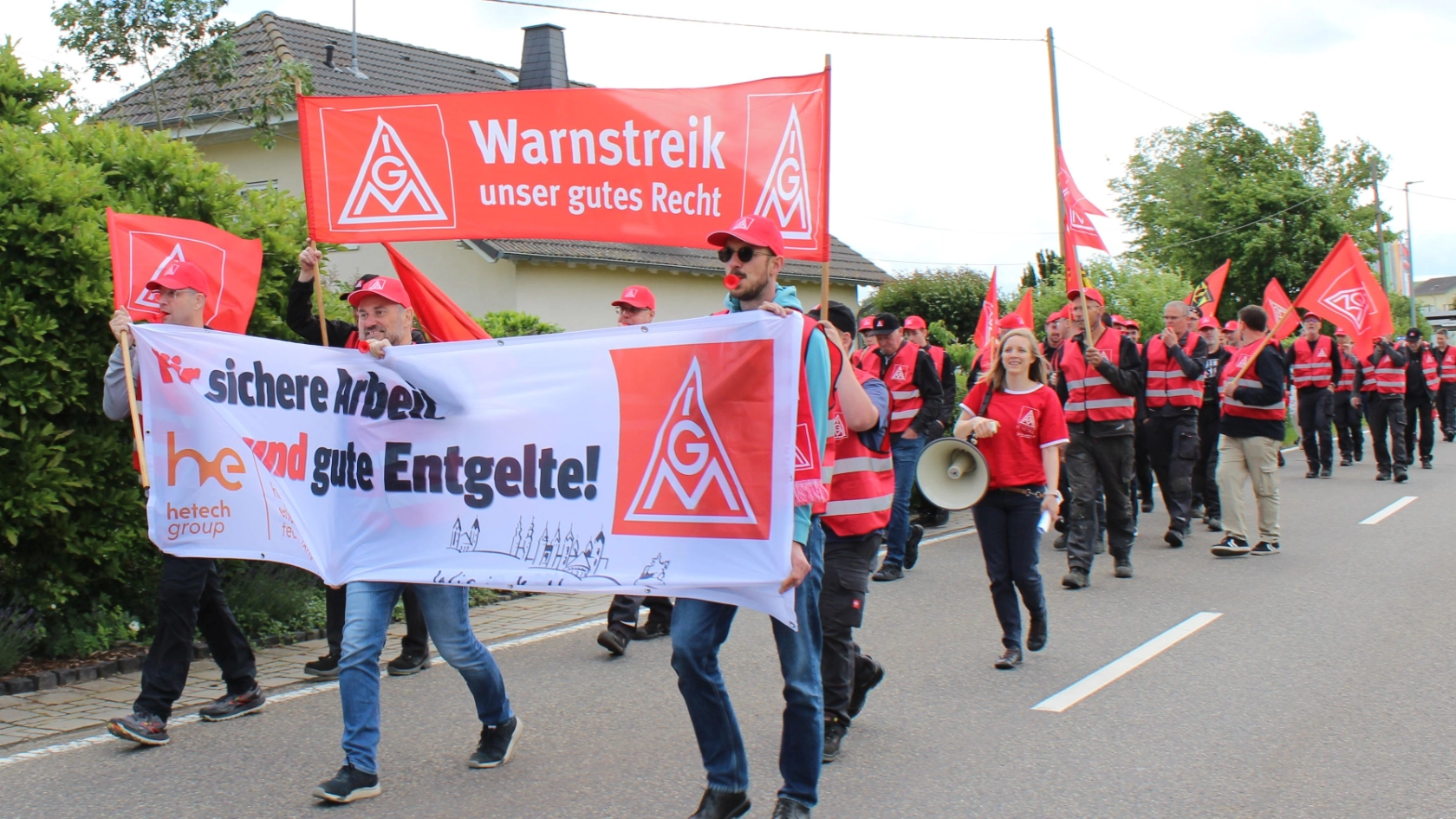 Zweiter Warnstreik bei Erlenbach im Rhein-Lahn-Kreis
