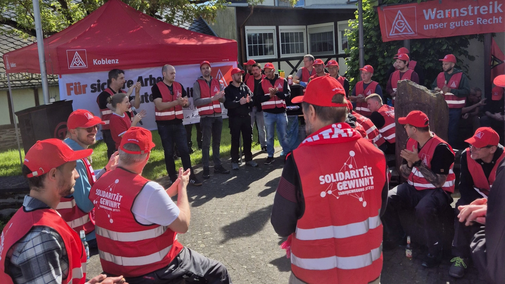 Warnstreik bei Erlenbach