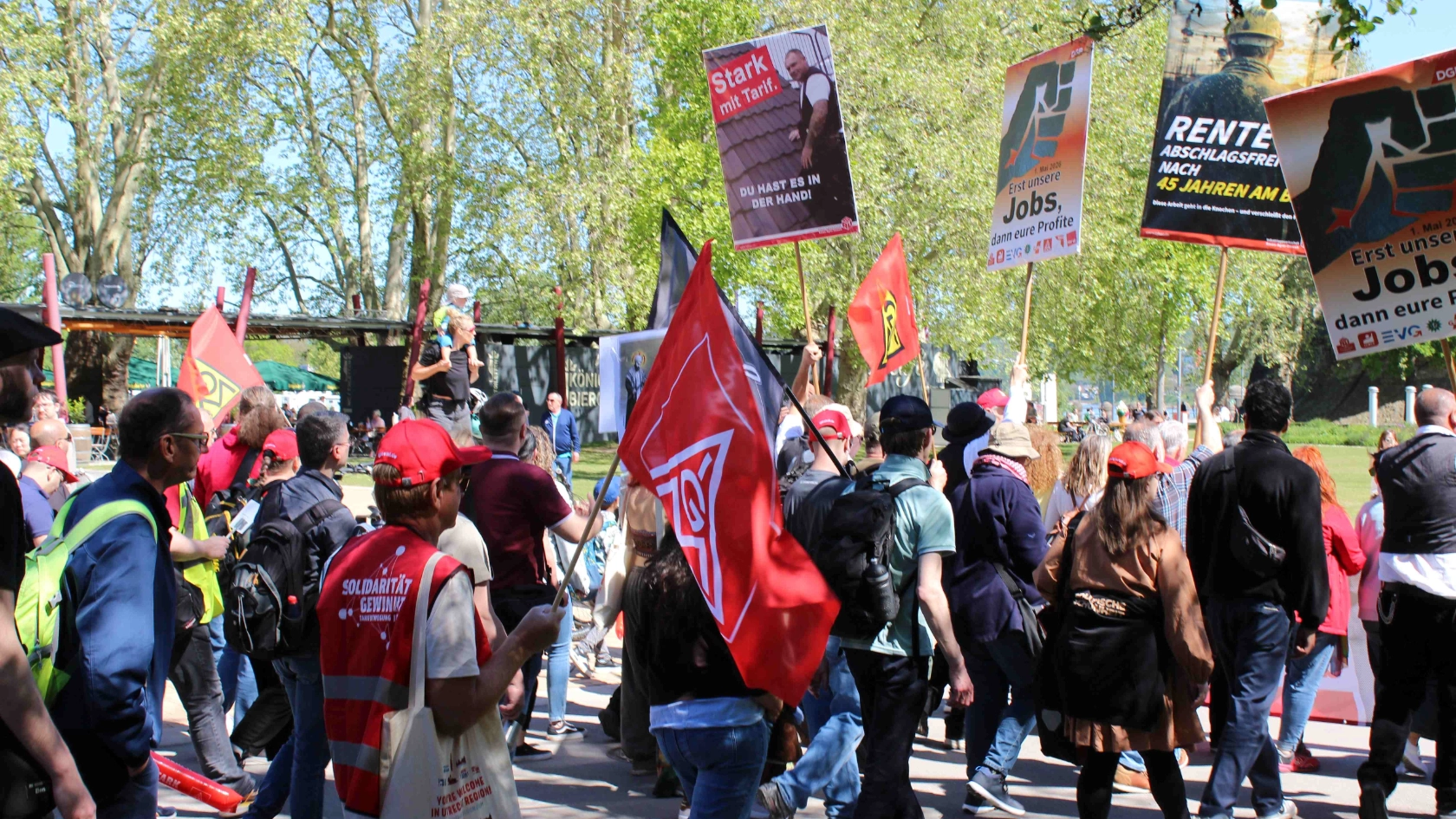 Der Tag de Arbeit in Koblenz