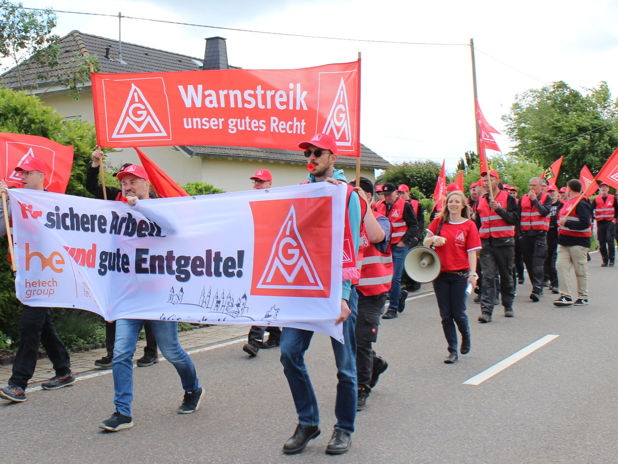 Zweiter Warnstreik bei Erlenbach im Rhein-Lahn-Kreis