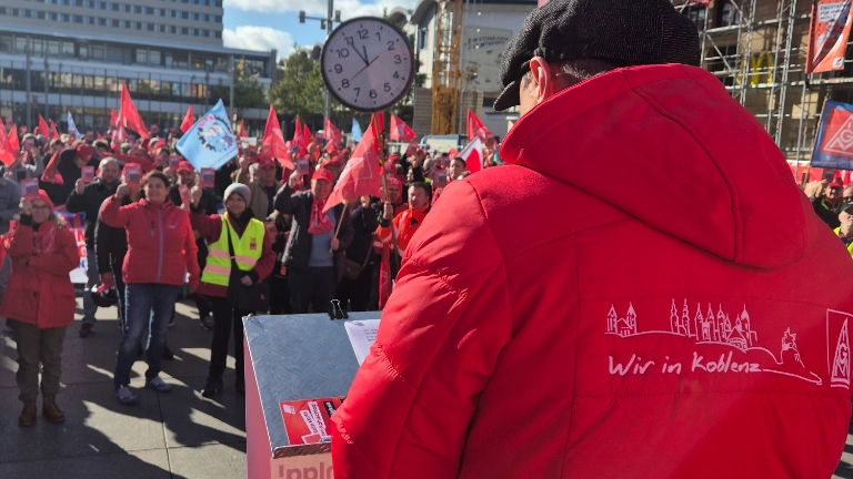 DGB Demo gegen den Sozialabbau