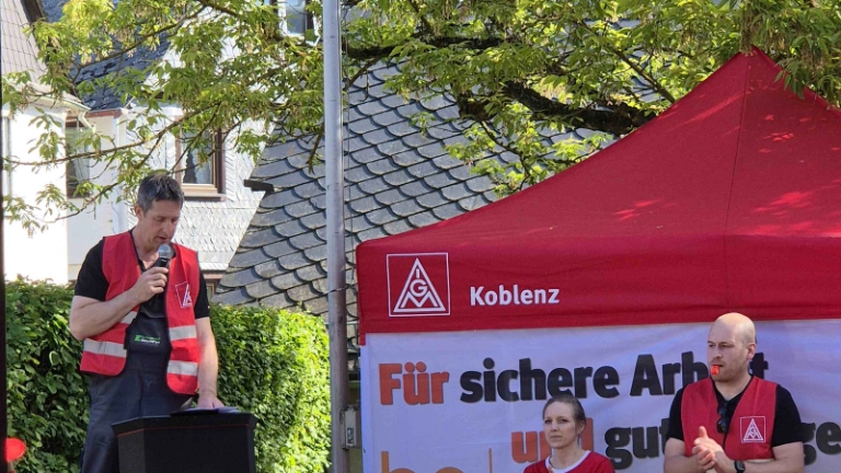 Warnstreik bei Erlenbach