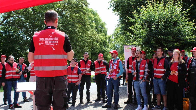 Zweiter Warnstreik bei Erlenbach im Rhein-Lahn-Kreis