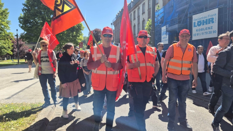 Der Tag de Arbeit in Koblenz