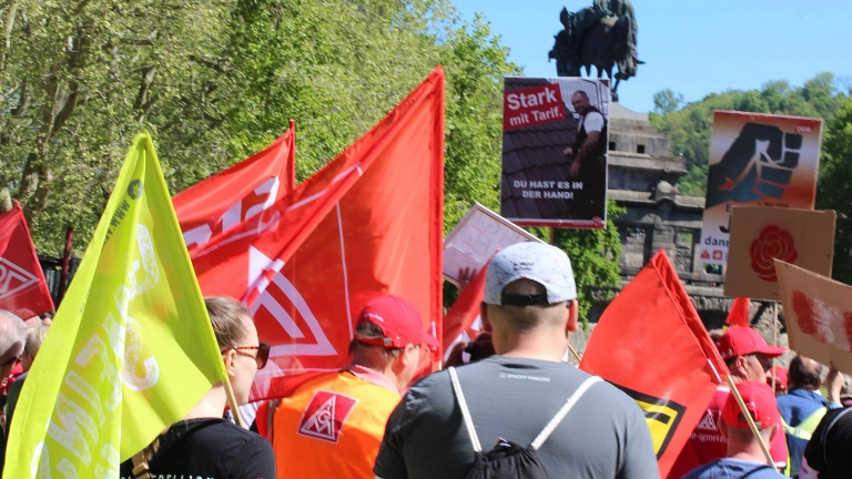 Der Tag de Arbeit in Koblenz