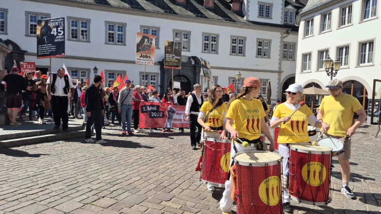 Der Tag de Arbeit in Koblenz