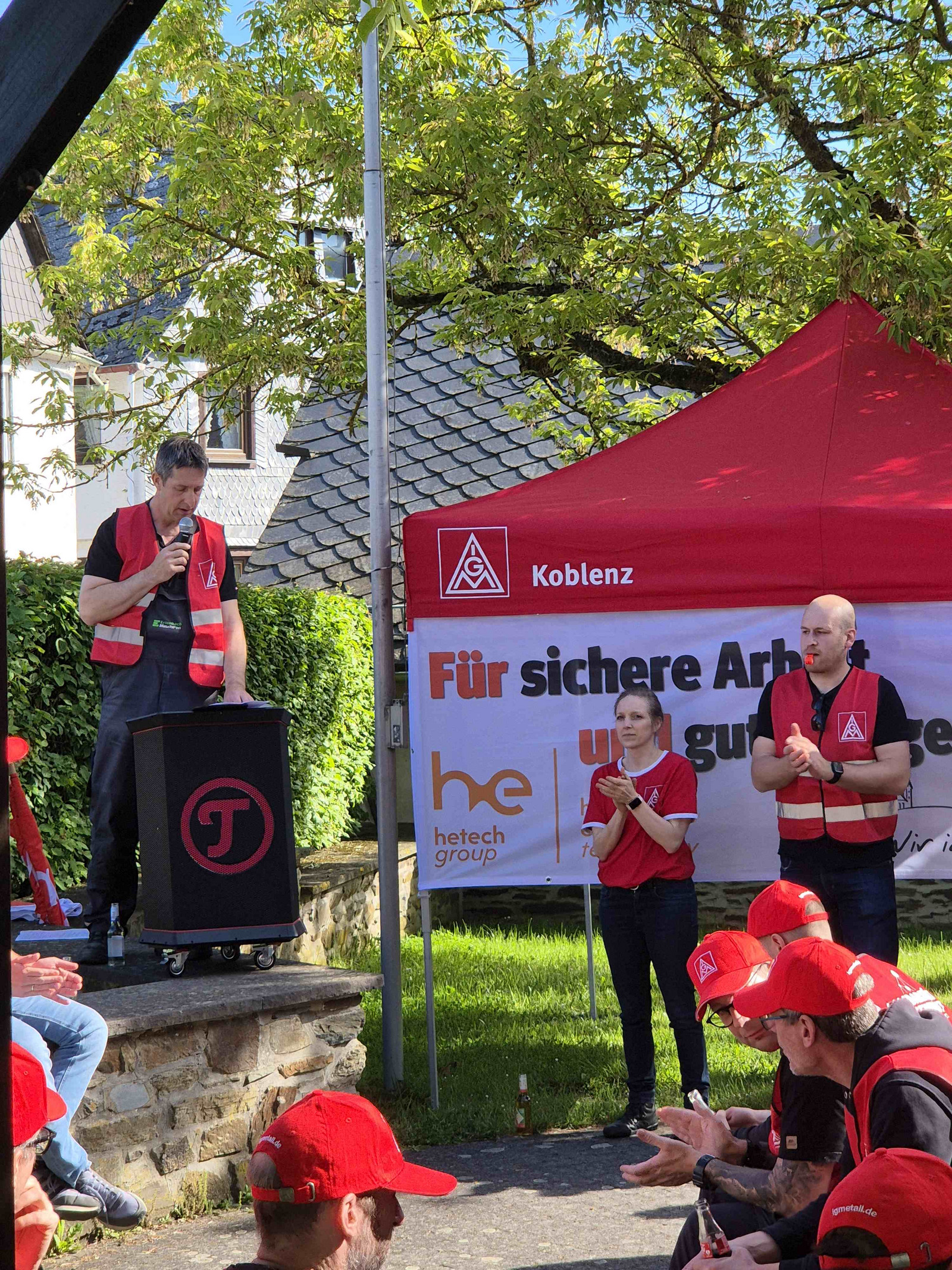 Warnstreik bei Erlenbach